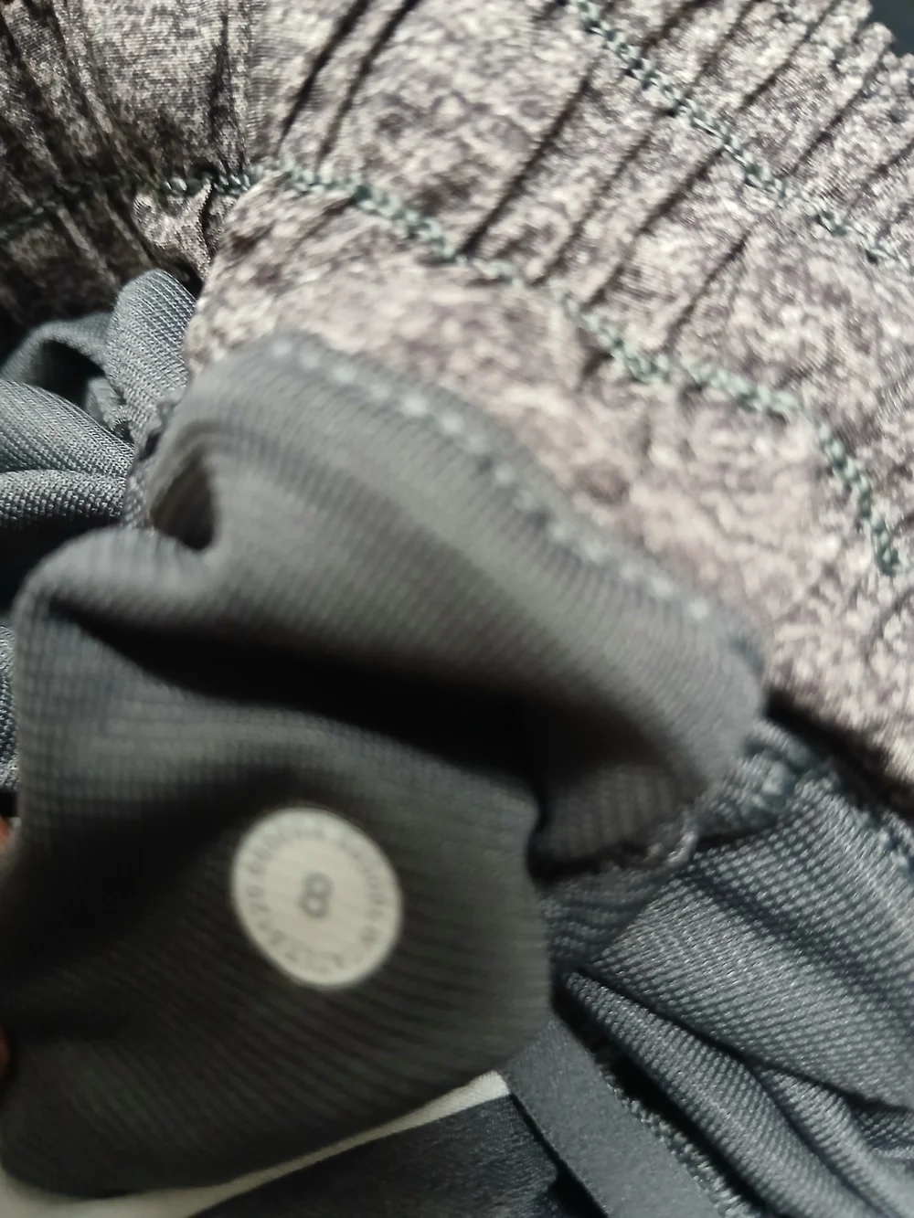 lululemon athletica Gray Heather Athletic Shorts with Built-In Liner